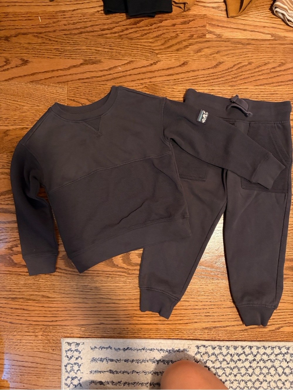 Tommy Bahama Kids Black Sweatshirt & Jogger Set